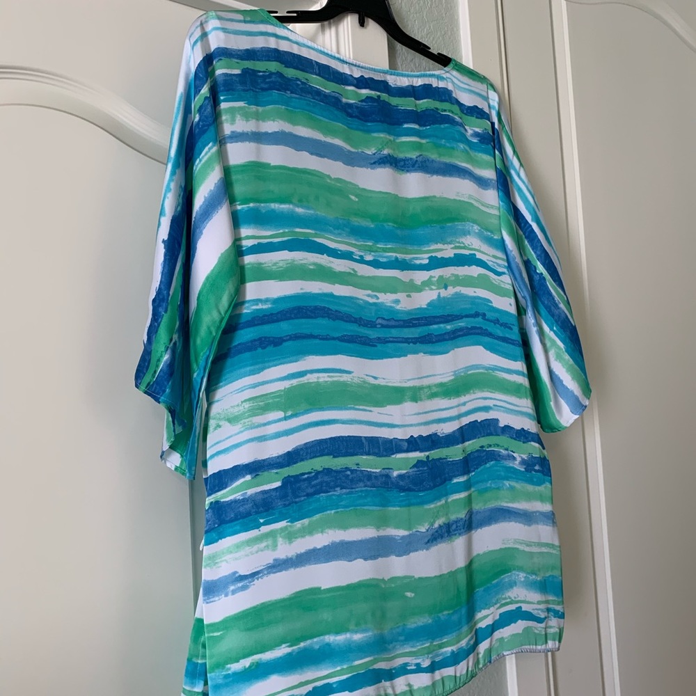 Lauren silky soft tunic top
